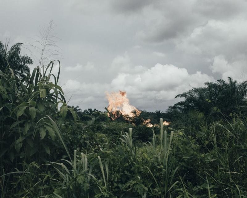 Robin Hinsch, Gas Flaring Site, Ughelli, Nigeria, 2019